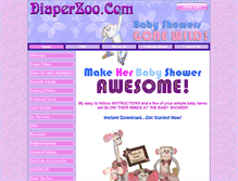 Tablet Screenshot of diaperzoo.com